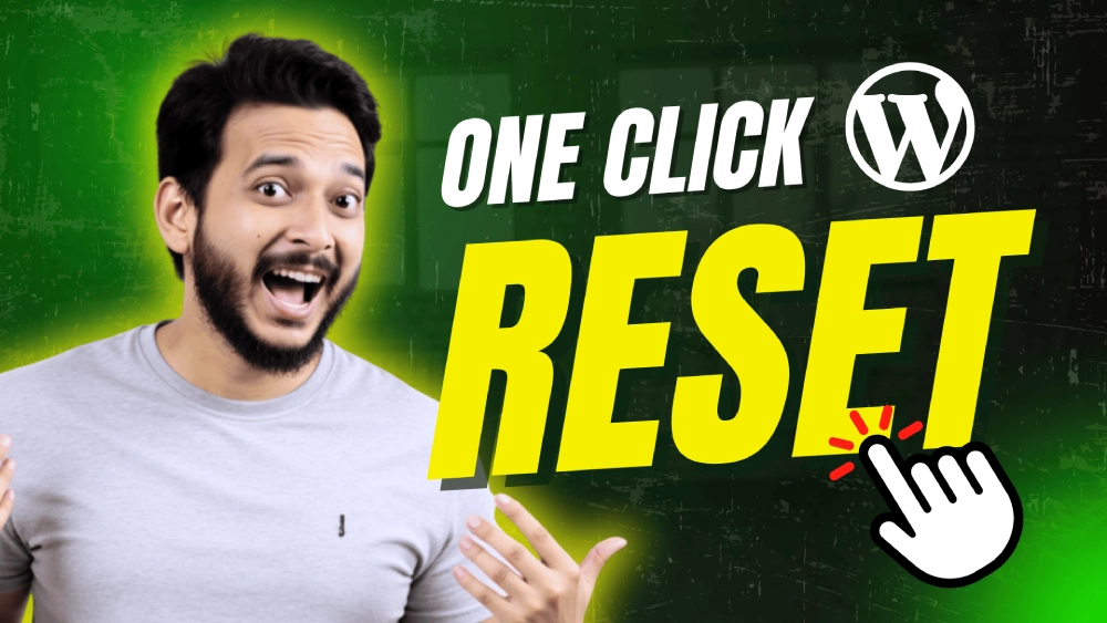 How to reset WordPress Website for Free